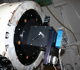 view of the CCD mounted on the 24-inch