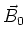 $\vec{B}_0$