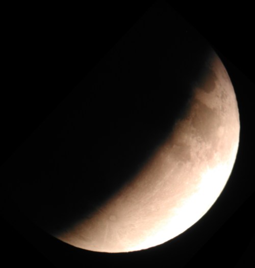 partial lunar eclipse