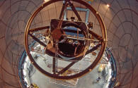 Looking down the telescope from above